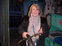 Astrid came for a visit...