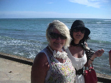 We met Justine and Kristie Paul in Honolulu