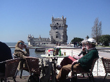 Lunch near the Torre de Belem